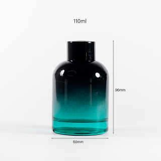 Penjualan Terlaris 110ml 150ml Botol Kaca Emas Tongkat Penyegar Udara Botol Kaca Parfum