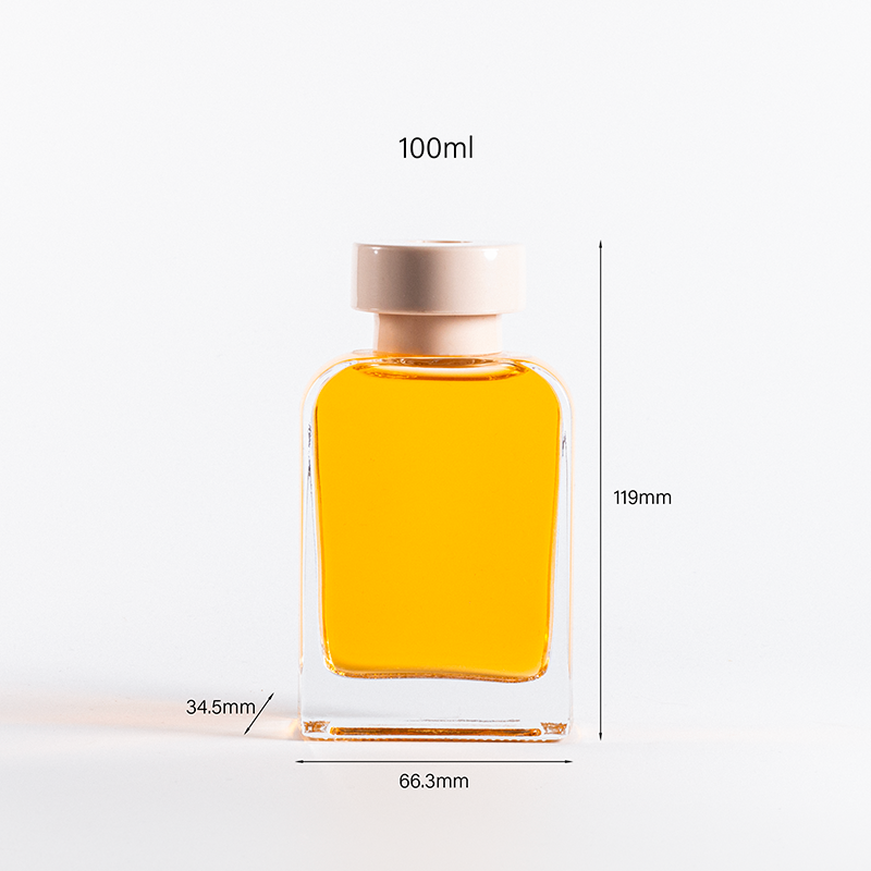 Botol Kaca Diffuser Desain Sederhana 100ml 150ml dengan Bahu Geser