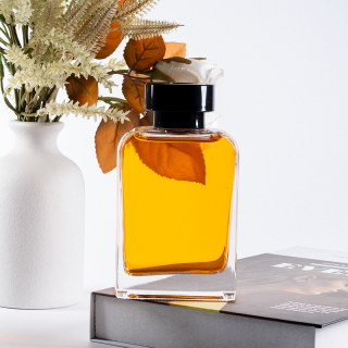 Simple Design 100ml 150ml Diffuser Glass bottle with sliding shoulder