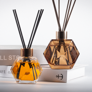 Diffusore di aromi di lusso classico vintage di design, in bottiglia di vetro