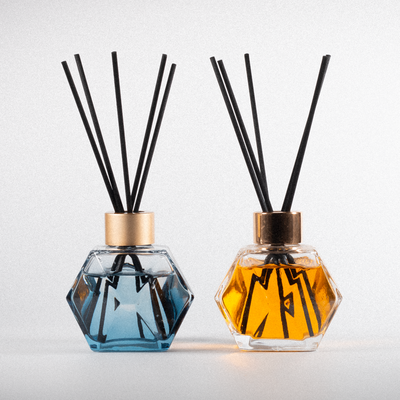 Botol Kaca Diffuser Aroma Mewah Klasik Vintage Desainer