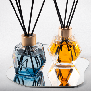 Diffusore di aromi di lusso classico vintage di design, in bottiglia di vetro