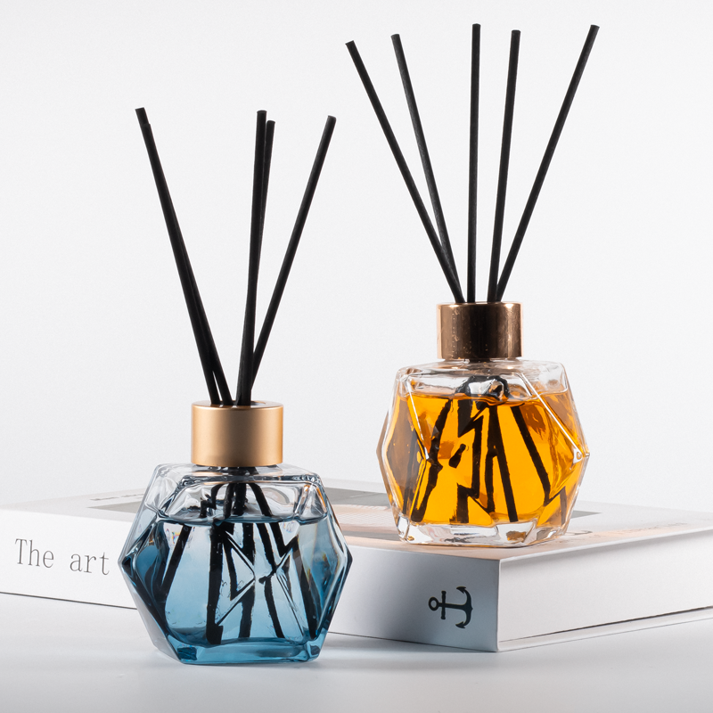 simple reed diffuser glass bottles