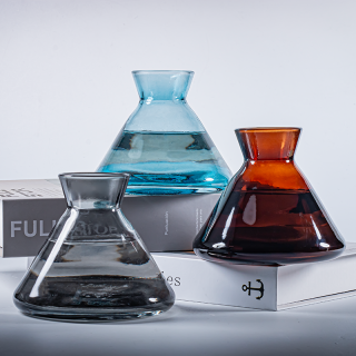 Contenitore per aromaterapia in vetro con diffusore vuoto ricaricabile da 250 ml