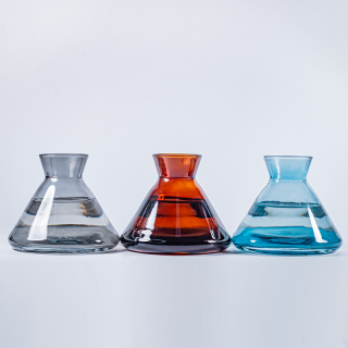 Contenitore per aromaterapia in vetro con diffusore vuoto ricaricabile da 250 ml