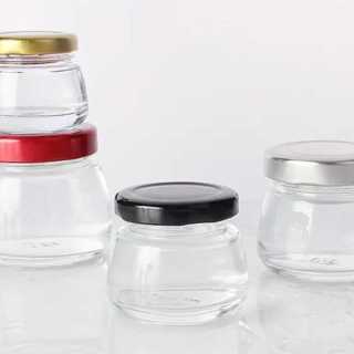 Mini tarro de cristal con tapa para mermelada, miel, nido de pájaro, caviar y encurtidos