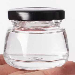Mini tarro de cristal con tapa para mermelada, miel, nido de pájaro, caviar y encurtidos