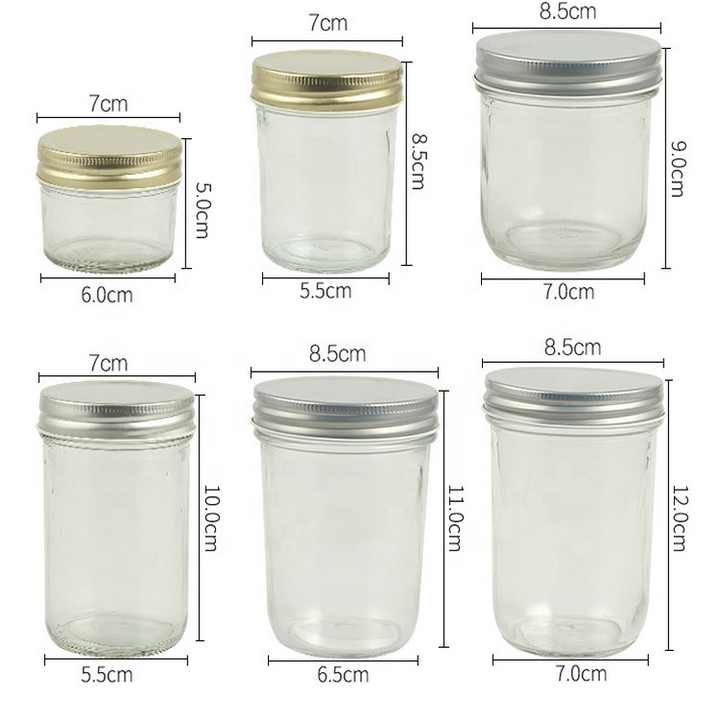 100ml jam glass jar