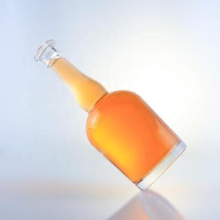 Good Quality Long Neck Round Bottom Tequila Bottle