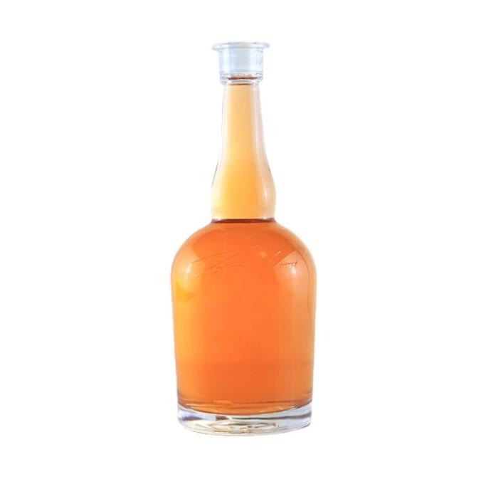 Botol Tequila Leher Panjang dan Dasar Bulat Berkualitas Baik