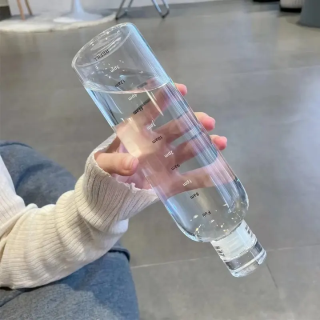 Botella de agua de vidrio de 500 ml para refrigerador, botella de vidrio para jugo, precio de 330 ml, 500 ml y 750 ml