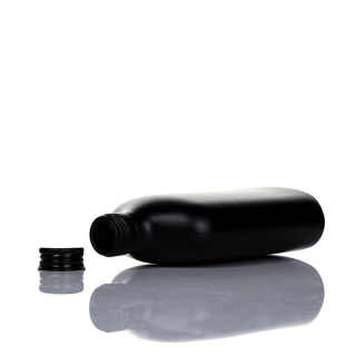 250 ml 300 ml 500 ml Imballaggio per alimenti Bottiglia piatta per olio d'arancia Succo Latte freddo Tè Bevanda Bottiglia di vetro per caffè vuoto