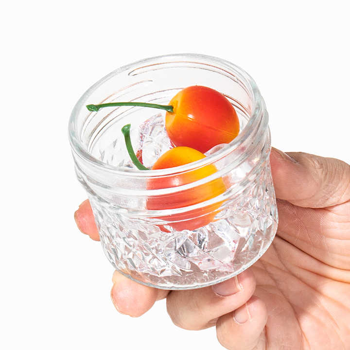 Botol Kaca Bulat 4 Ons untuk Selai, Kaviar, Acar, atau Stoples Kaca Penyimpanan dengan Tutup