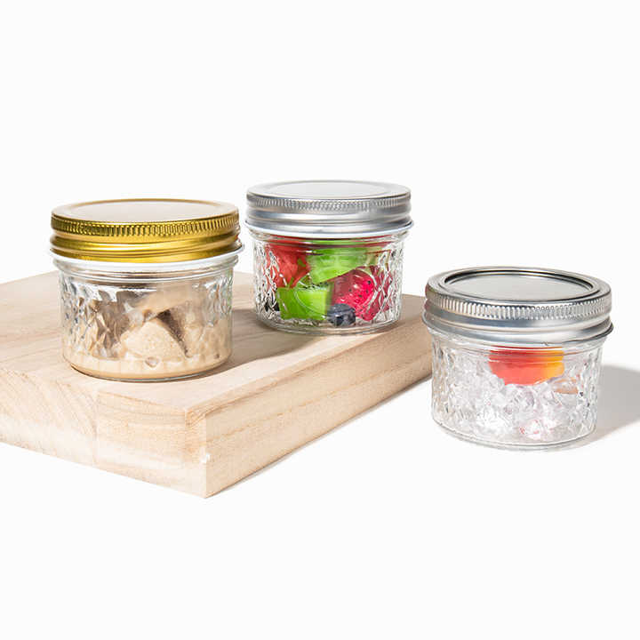 glass caviar jar