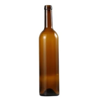 Botol Wain 375ml Kosong Kaca Coklat/Hijau/Frost dengan Penutup