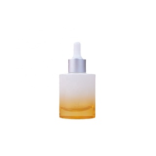 Bouteilles de sérum liquide vides de 30 ml Bouteille en verre de forme ovale pour cosmétiques essentiels