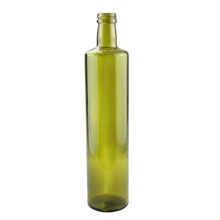 Beste grüne Schraubverschlussflasche aus Glas, 750 ml, für Olivenöl/Wein
