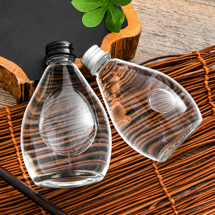 Botol Jus Kaca Unik Terlaris dengan Tutup