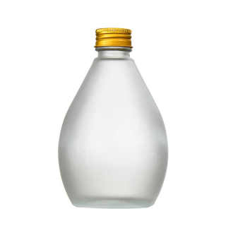 Hot Selling Unique Glass Juice Bottle Beverage Bottle With Lids