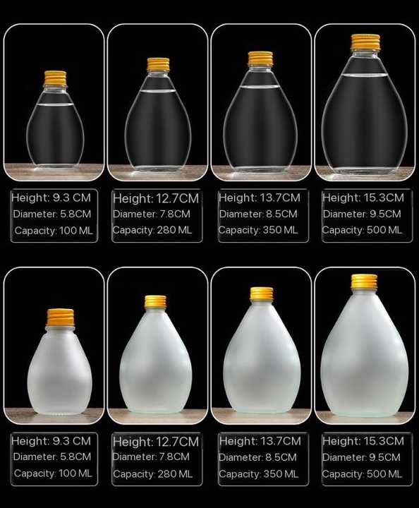 Botol Jus Kaca Unik Terlaris dengan Tutup