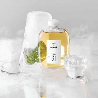 100ML 250ML 350ml 500ml Latte Kombucha Tè Cold Brew Caffè Bevanda Bottiglia di vetro piatta con coperchio bianco