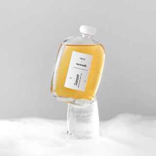 100ML 250ML 350ml 500ml Latte Kombucha Tè Cold Brew Caffè Bevanda Bottiglia di vetro piatta con coperchio bianco