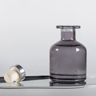 50ml 120ml 家居装饰可再填充玻璃复古化妆品批发芦苇芳香空气清新剂透明扩散器瓶