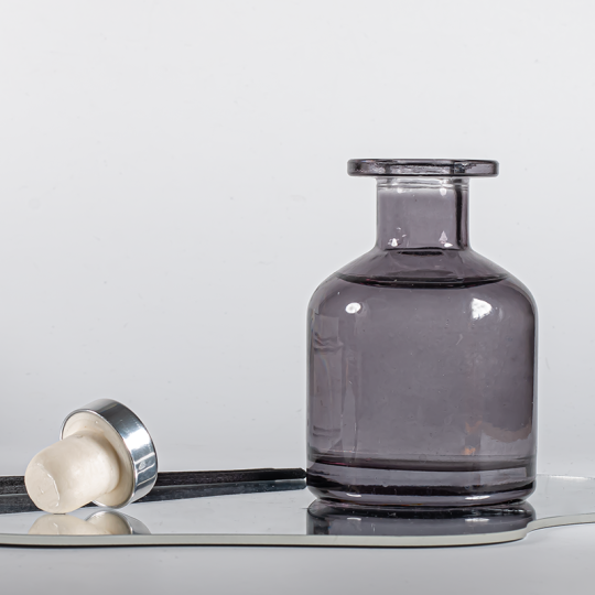 50ml 120ml Decorazione per la casa Vetro ricaricabile Vintage Cosmetico all'ingrosso Reed Aroma Deodorante per ambienti Diffusore trasparente Bottiglia