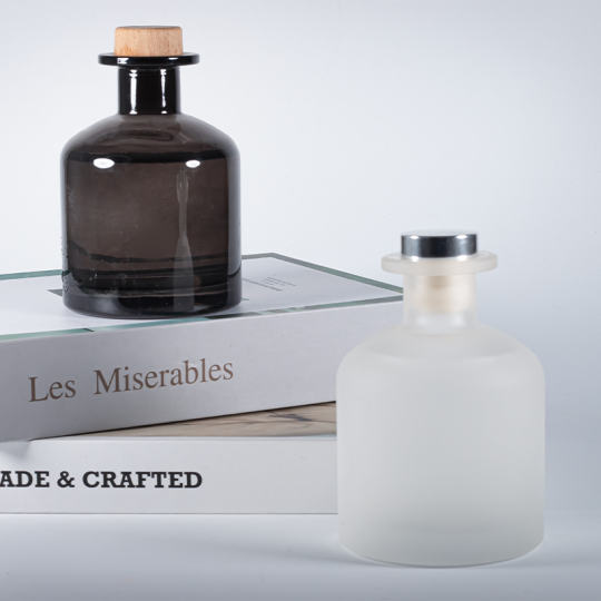 Diffusore trasparente per deodorante per ambienti in vetro vintage, ricaricabile, decorazione per la casa, all'ingrosso, flacone