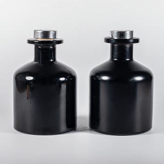 جملة ريد أروما ديكور المنزل معطر هواء زجاجي قابل لإعادة التعبئة زجاجة شفافة معطر هواء مستحضرات تجميل عتيقة