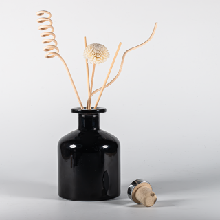 جملة ريد أروما ديكور المنزل معطر هواء زجاجي قابل لإعادة التعبئة زجاجة شفافة معطر هواء مستحضرات تجميل عتيقة