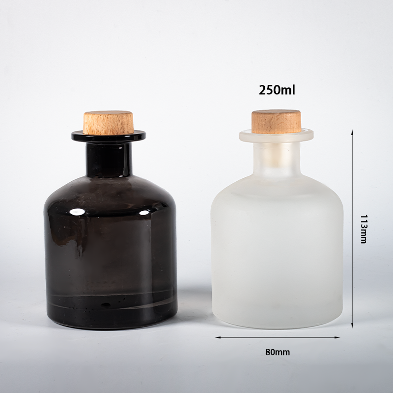 Botol Diffuser Kaca Isi Ulang Dekorasi Rumah Aroma Reed Aroma Vintage Kosmetik Pengharum Ruangan Transparan Grosir
