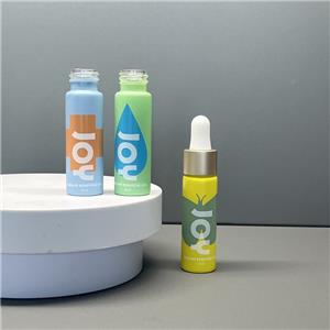 Bouteilles de sérum liquide vides de 15 ml Bouteille en verre de forme ovale pour cosmétiques essentiels