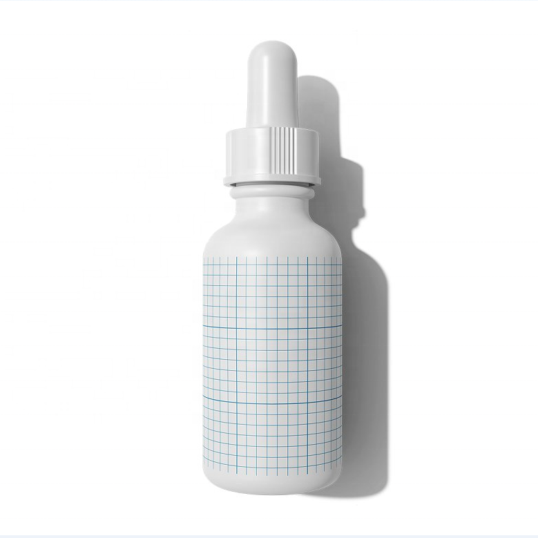 Botol Pipet Kaca Hitam Matte Kustom 30ml untuk Kemasan Serum dan Minyak Esensial