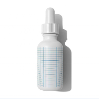 Botol Penitis Kaca Hitam Matte Custom Kosmetik 30ml untuk Pembungkusan Minyak Pati Serum