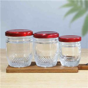 캐비어, 허니, 향신료에 적합한 도매 소형 유리 잼 병