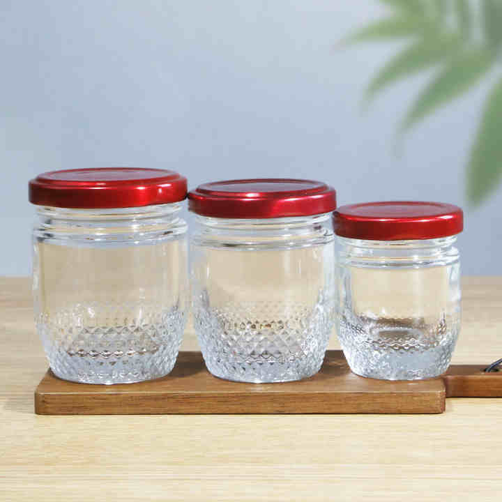 wholesale glass jam jar