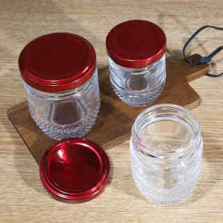 캐비어, 허니, 향신료에 적합한 도매 소형 유리 잼 병