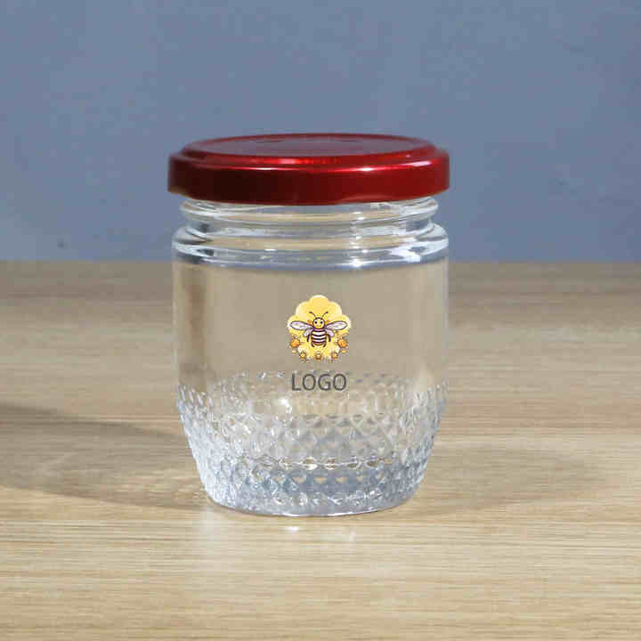 honey glass jar