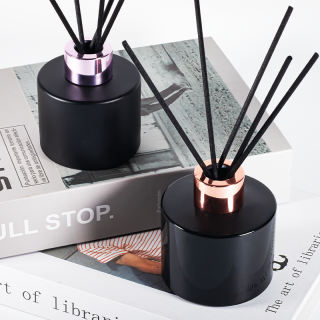 Bouteille de diffuseur rechargeable en verre pour décoration d'intérieur de 90 ml et 130 ml