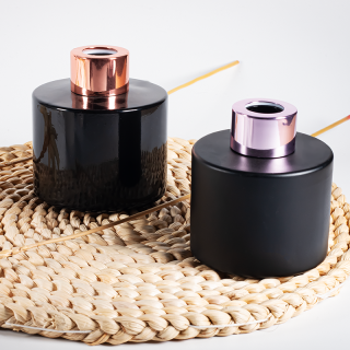 Bouteille de diffuseur rechargeable en verre pour décoration d'intérieur de 90 ml et 130 ml