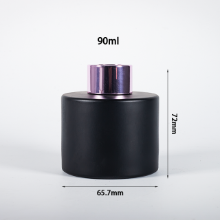 Bouteille de diffuseur rechargeable en verre pour décoration d'intérieur de 90 ml et 130 ml