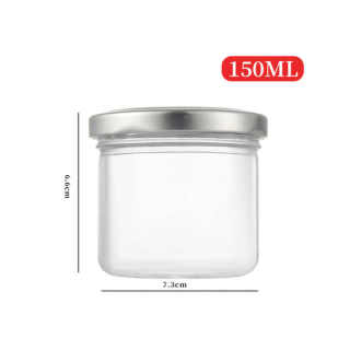 В наличии герметичная стеклянная банка с крышкой для джема из икры съедобное птичье гнездо для хранения продуктов