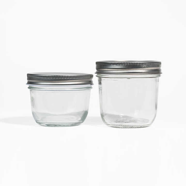 wide mouth glass jar