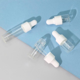 Flacon en verre pour huile essentielle avec compte-gouttes 1 ml, 2 ml, 3 ml, 5 ml, petite capacité