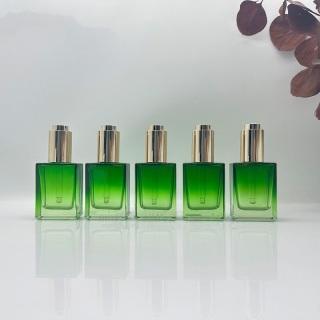 Daxin Stock Essential Oil Bottle 30ml Rectangular Shape Ready To Ship