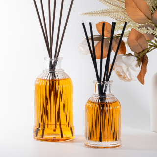 Home Atmosphere Refillable Usable Wholesale Hot Selling Supply Luxury Empty Decorative Glass Diffuser Bottle