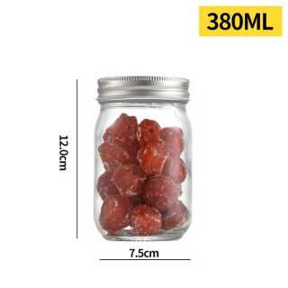 Mason Jar 4oz 8oz 12oz 16oz Container Einmachgläser aus Einmachglas mit Deckel