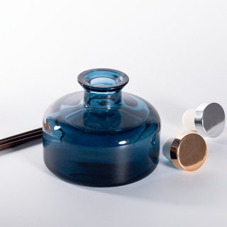 Bouteille en verre vide pour diffuseur d'arômes de luxe classique pour décoration d'intérieur