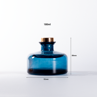 Bouteille en verre vide pour diffuseur d'arômes de luxe classique pour décoration d'intérieur